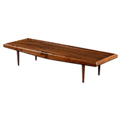 Mid-Century Restored Adrian Pearsall Walnut Surfboard Coffee Table