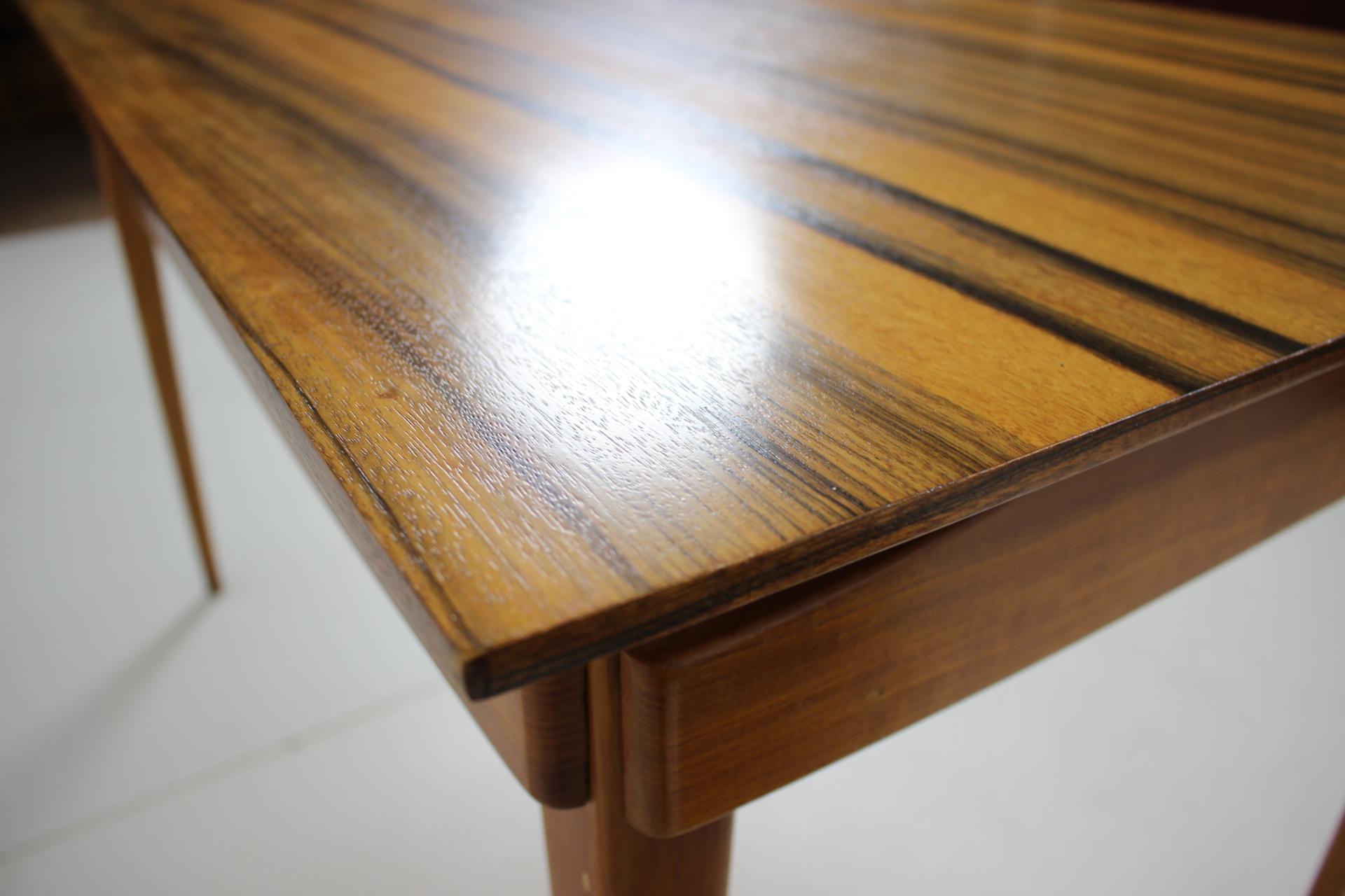 Midcentury Restored Dining Table by Dřevotvar, 1960s For Sale 4