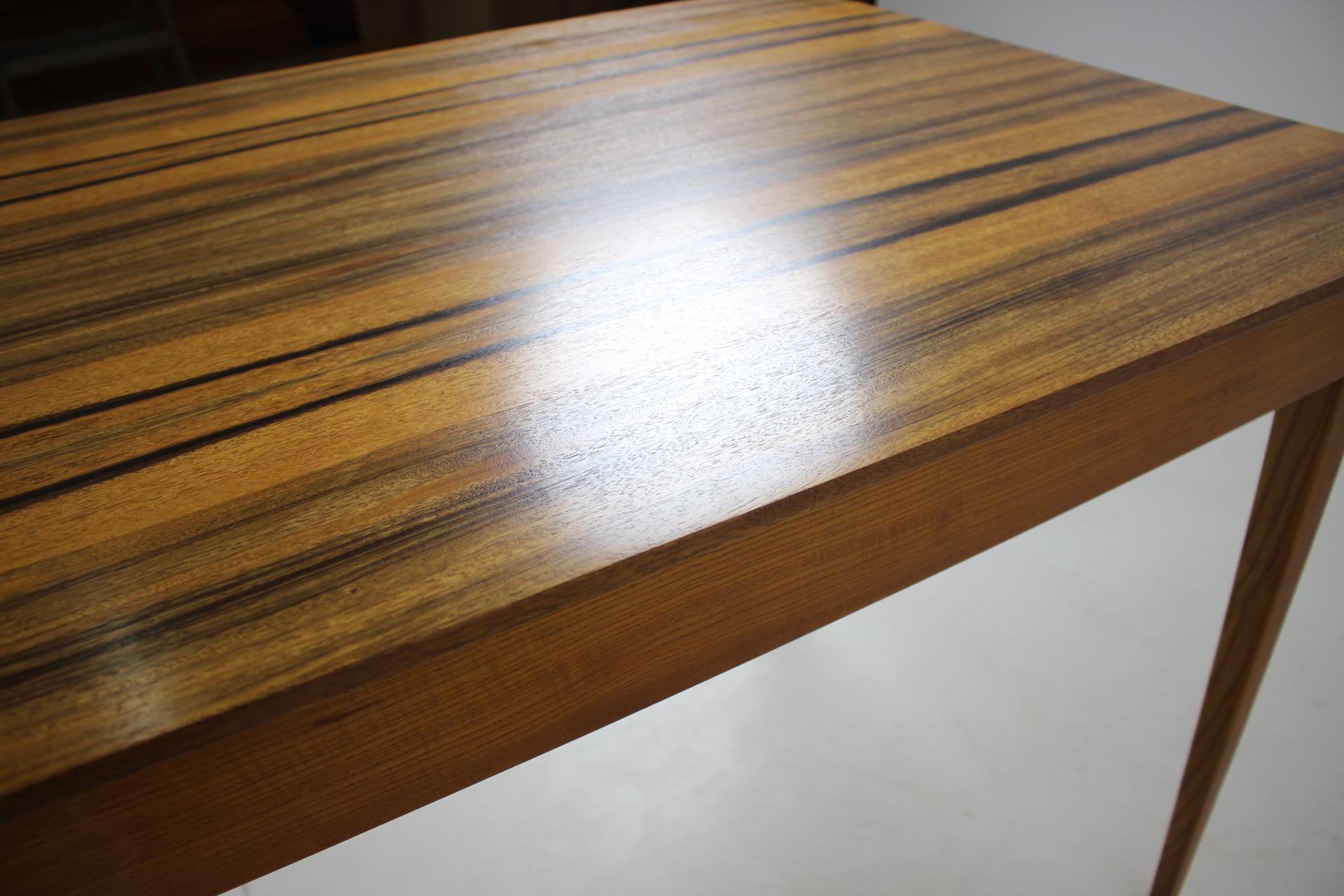 Midcentury Restored Dining Table by Dřevotvar, 1960s For Sale 5