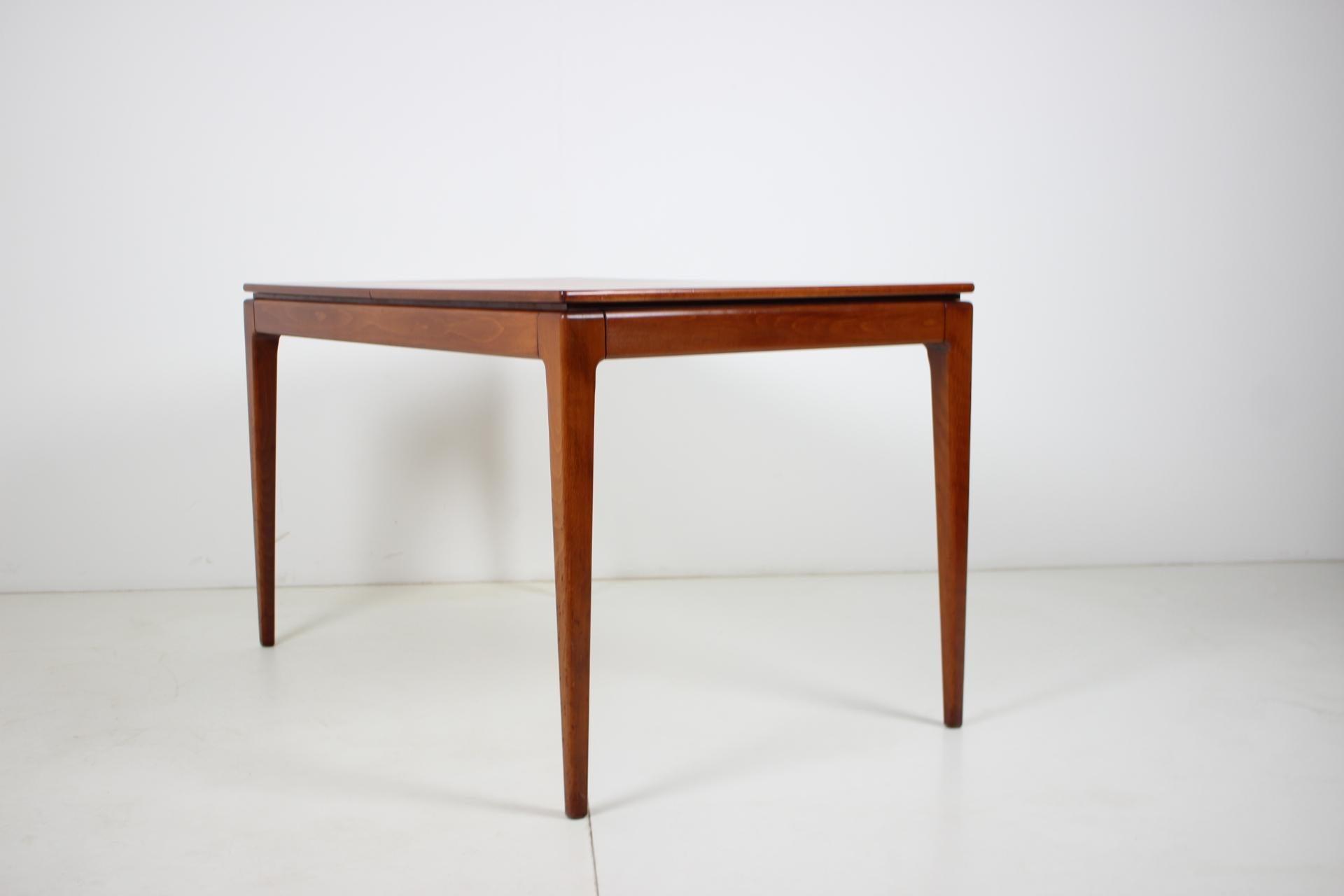 Czech Midcentury Restored Dining Table by Dřevotvar, 1970s