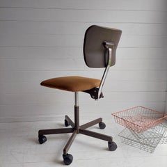 Mid Century Retro Labofa Kevi style  Swivel Office Desk Chair England 1980s