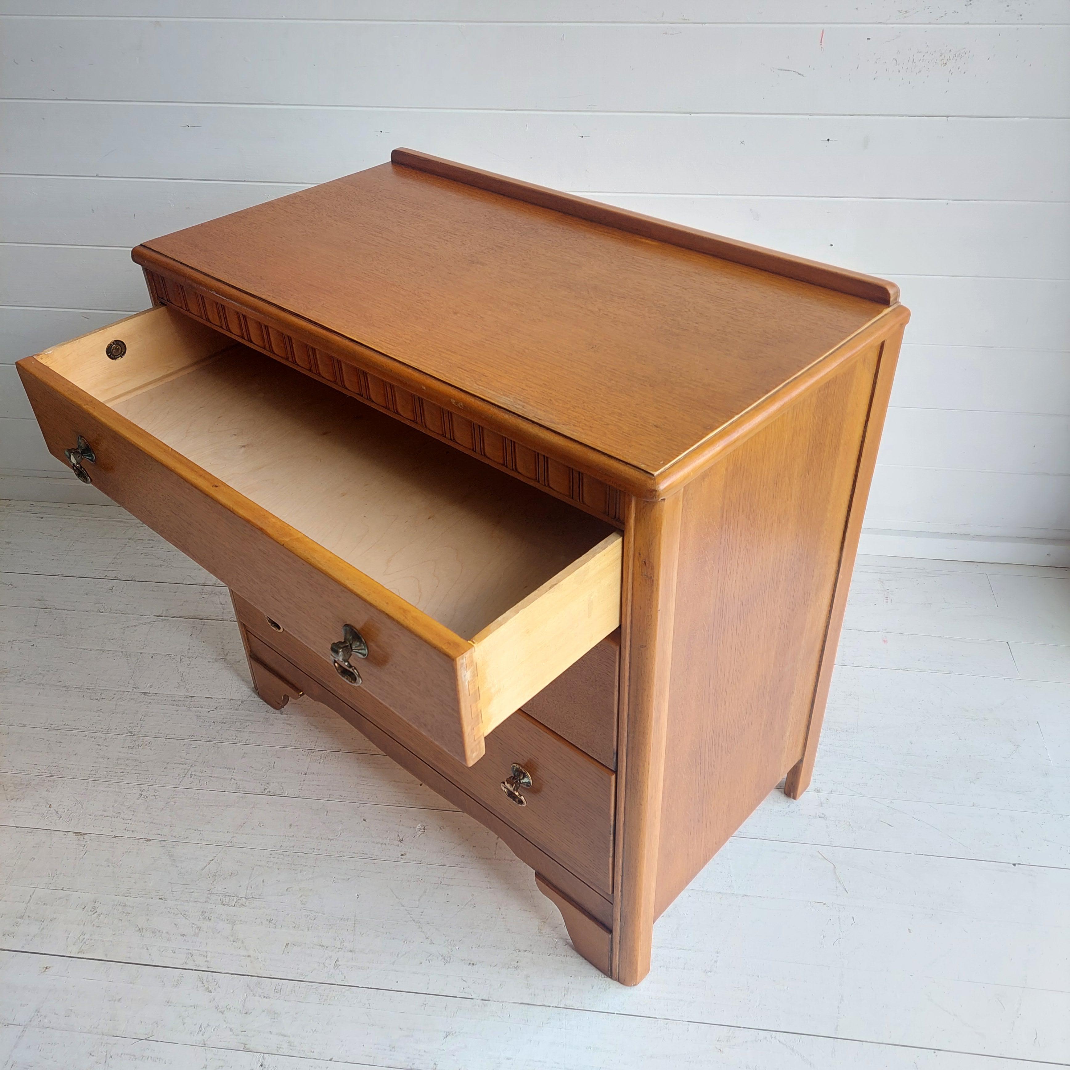 Mid Century Retro Oak Chest Of Drawers By Harris Lebus Furniture, 1960s 3