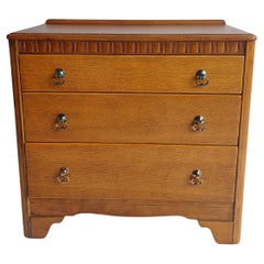 Mid Century Retro Oak Chest Of Drawers By Harris Lebus Furniture, 1960s