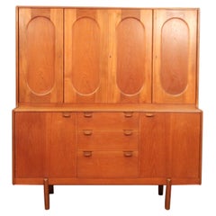 Mid Century Retro Teak Nathan Credenza Highboard Vintage Bureau Drinks Cabinet