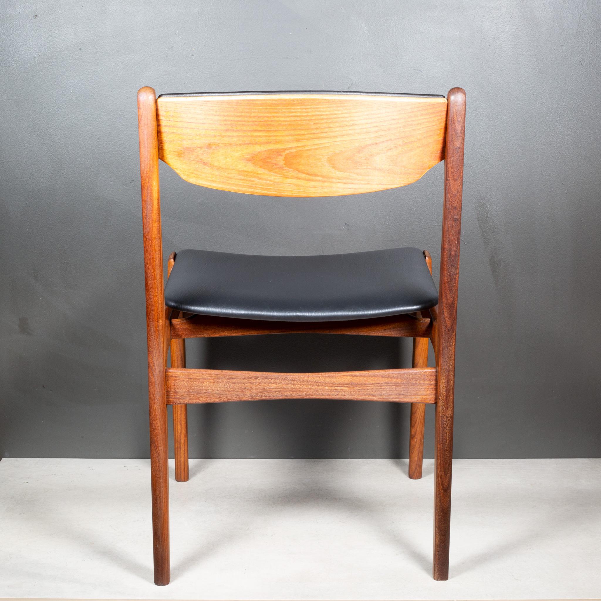  Mid-century Reupholsted Teak Dining Chairs c.1960 For Sale 6