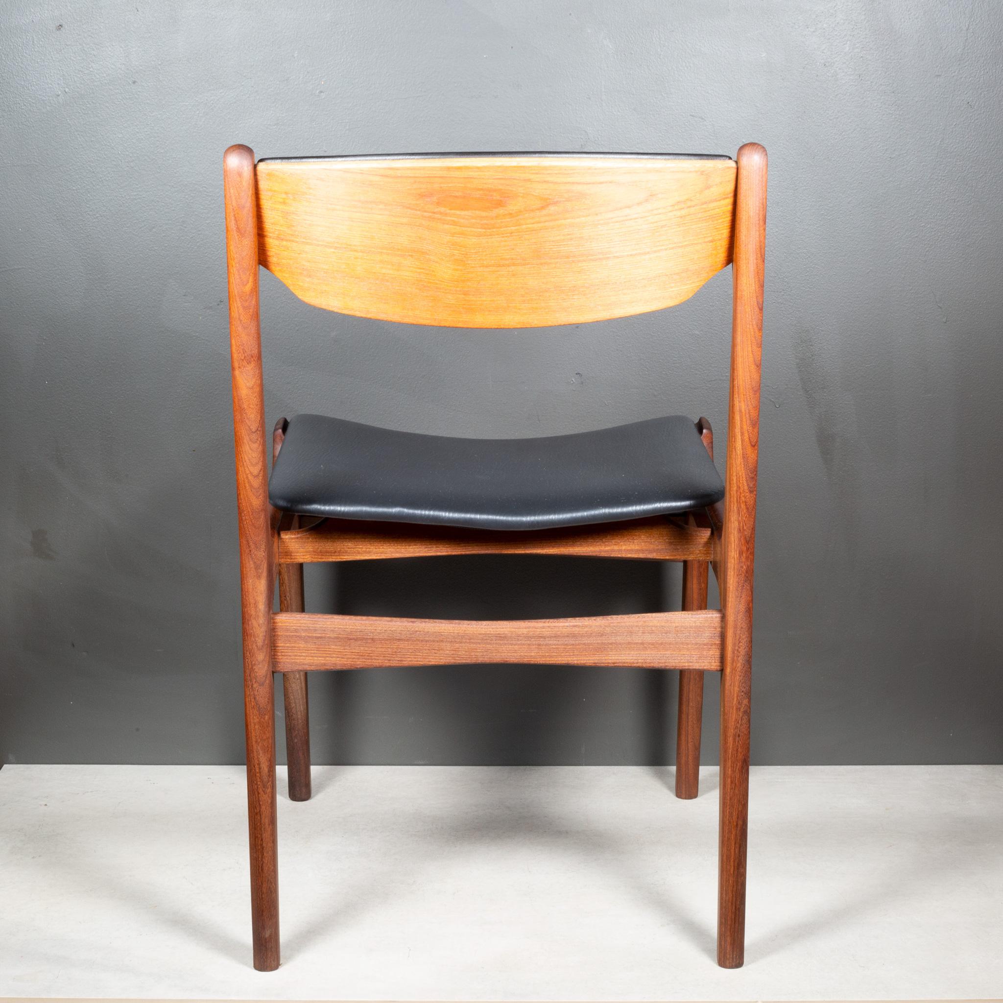 Danish  Mid-century Reupholsted Teak Dining Chairs c.1960 For Sale