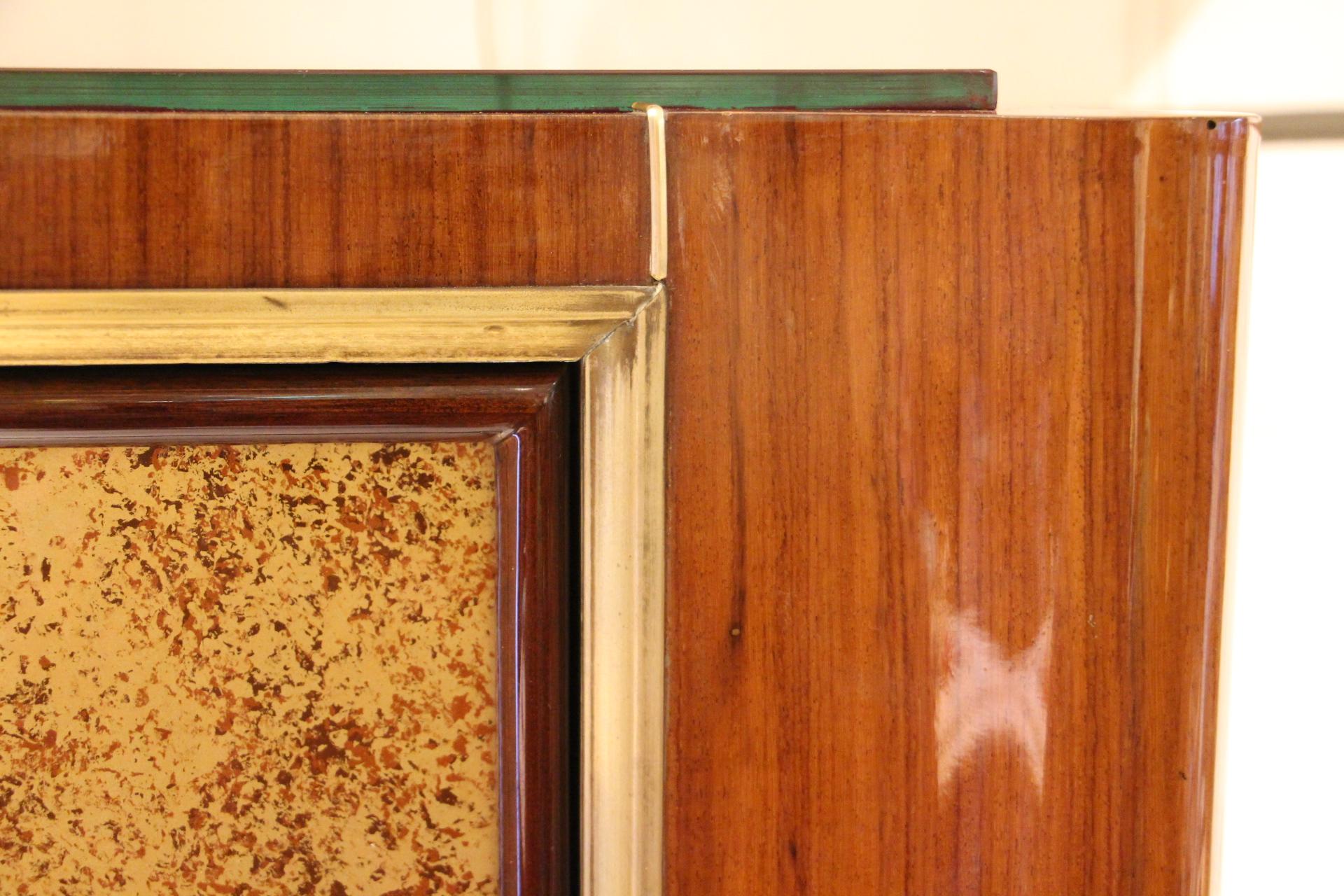 Italian Mid Century Revolving Interior Dry Bar by Vittorio Dassi For Sale