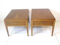Mid Century Rhythm Walnut End Tables for Altivista Lane