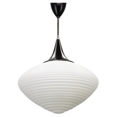 Mid-Century Ribbed Glass Pendant by Kamenický Šenov, 1970s