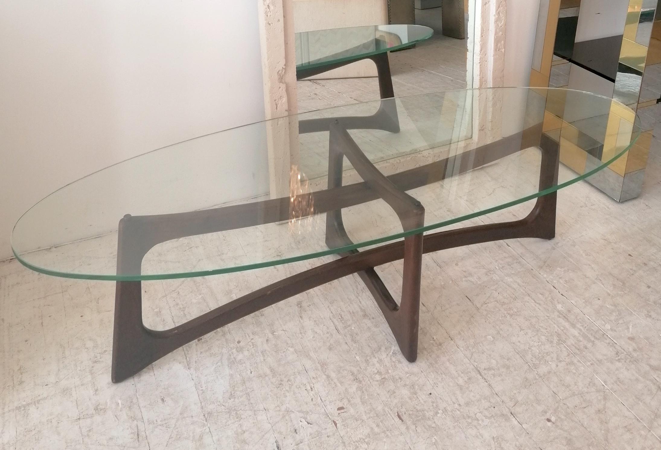 Mid-Century Modern Mid century Ribbon coffee table by Adrian Pearsall, Craft Associates USA 1960s