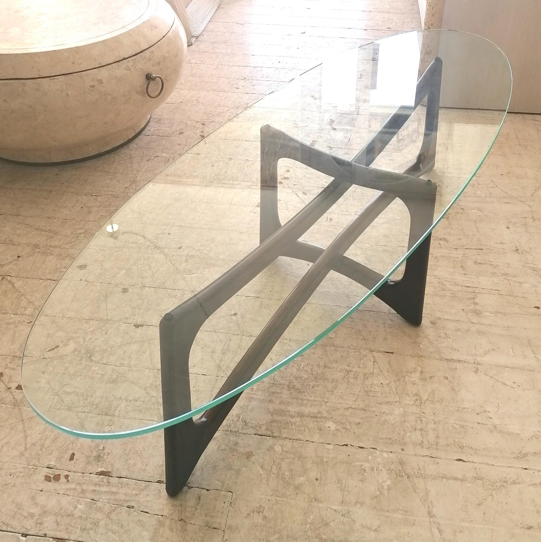 American Mid century Ribbon coffee table by Adrian Pearsall, Craft Associates USA 1960s