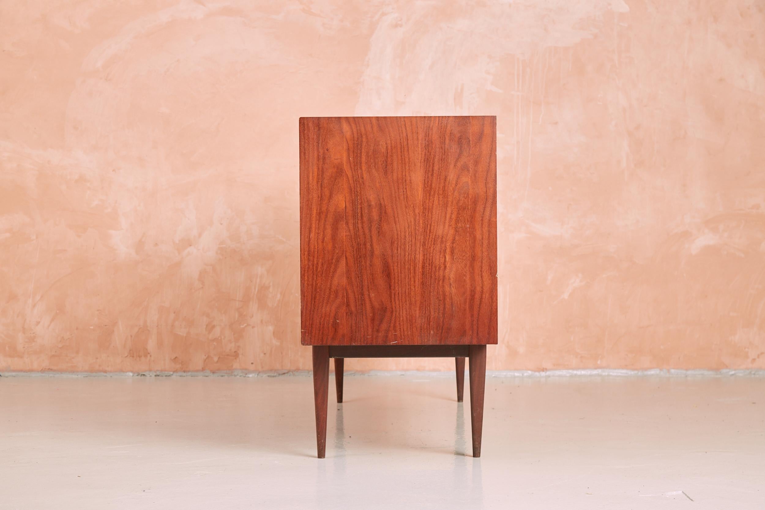 English Mid Century Richard Hornby For Heals, Fyne Ladye Sideboard Credenza In Afromosia