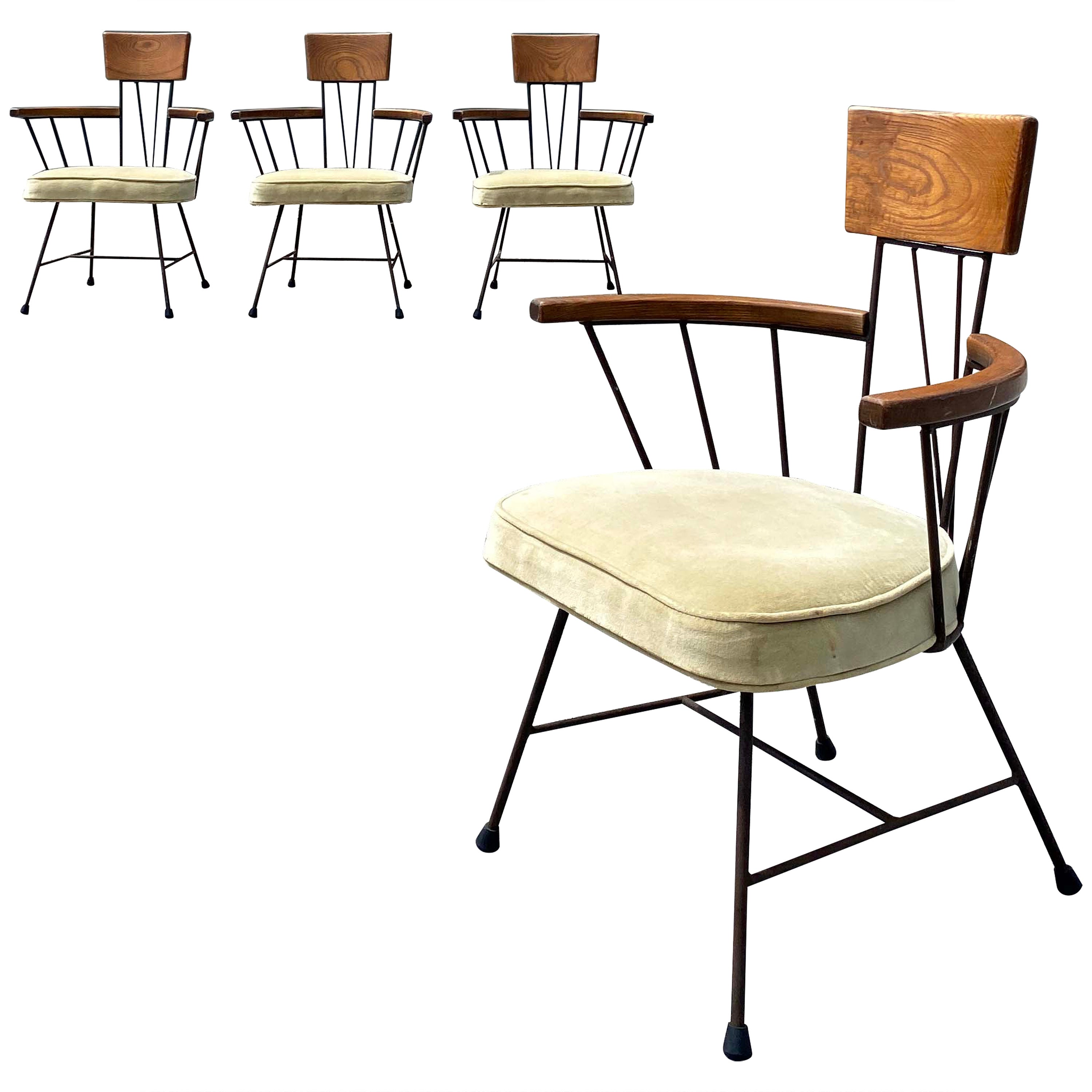 Mid Century Richard McCarthy Dining Chairs for Selrite, Set of 4