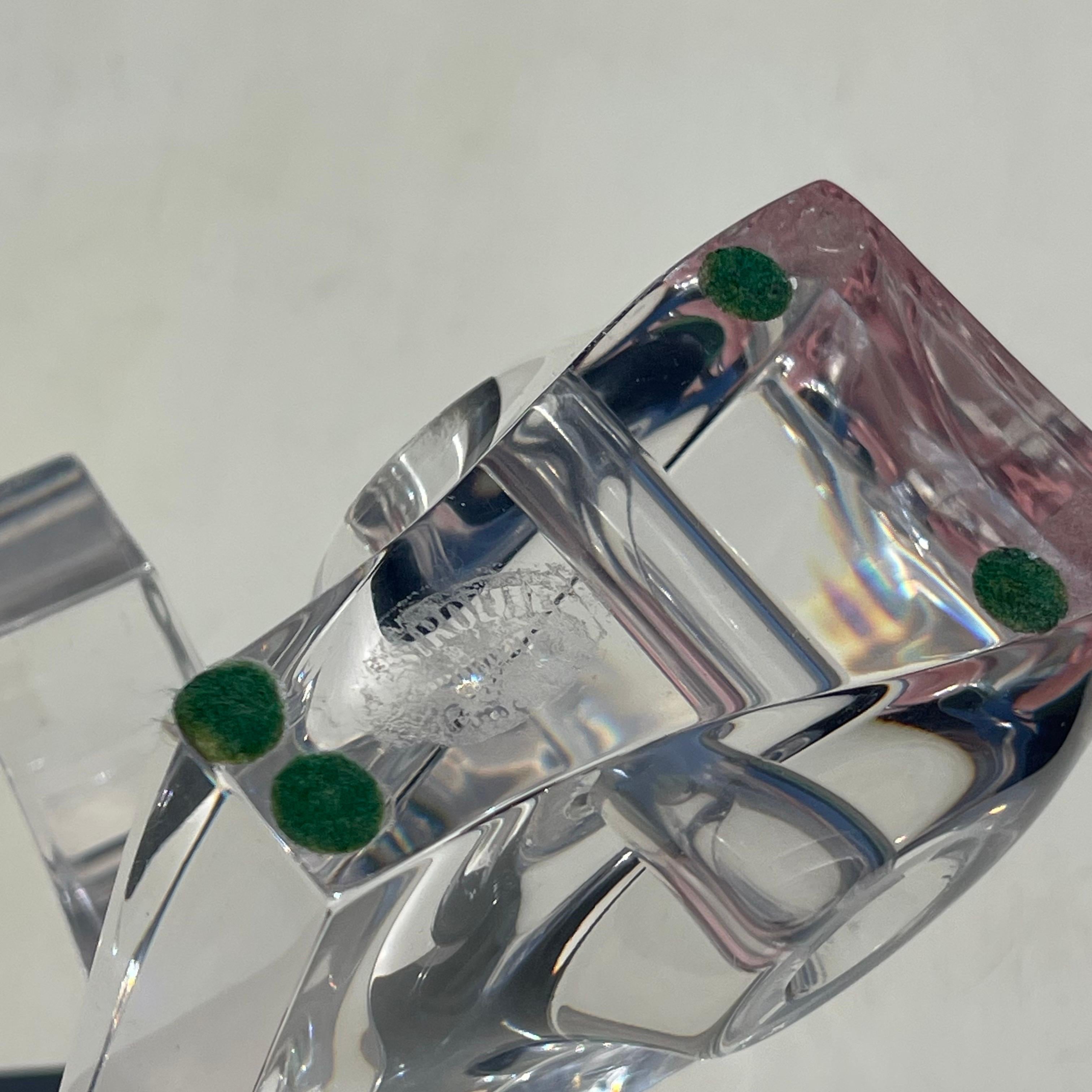 Mid-Century Ritts Astrolite Modern Lucite Bookends, a Pair For Sale 8