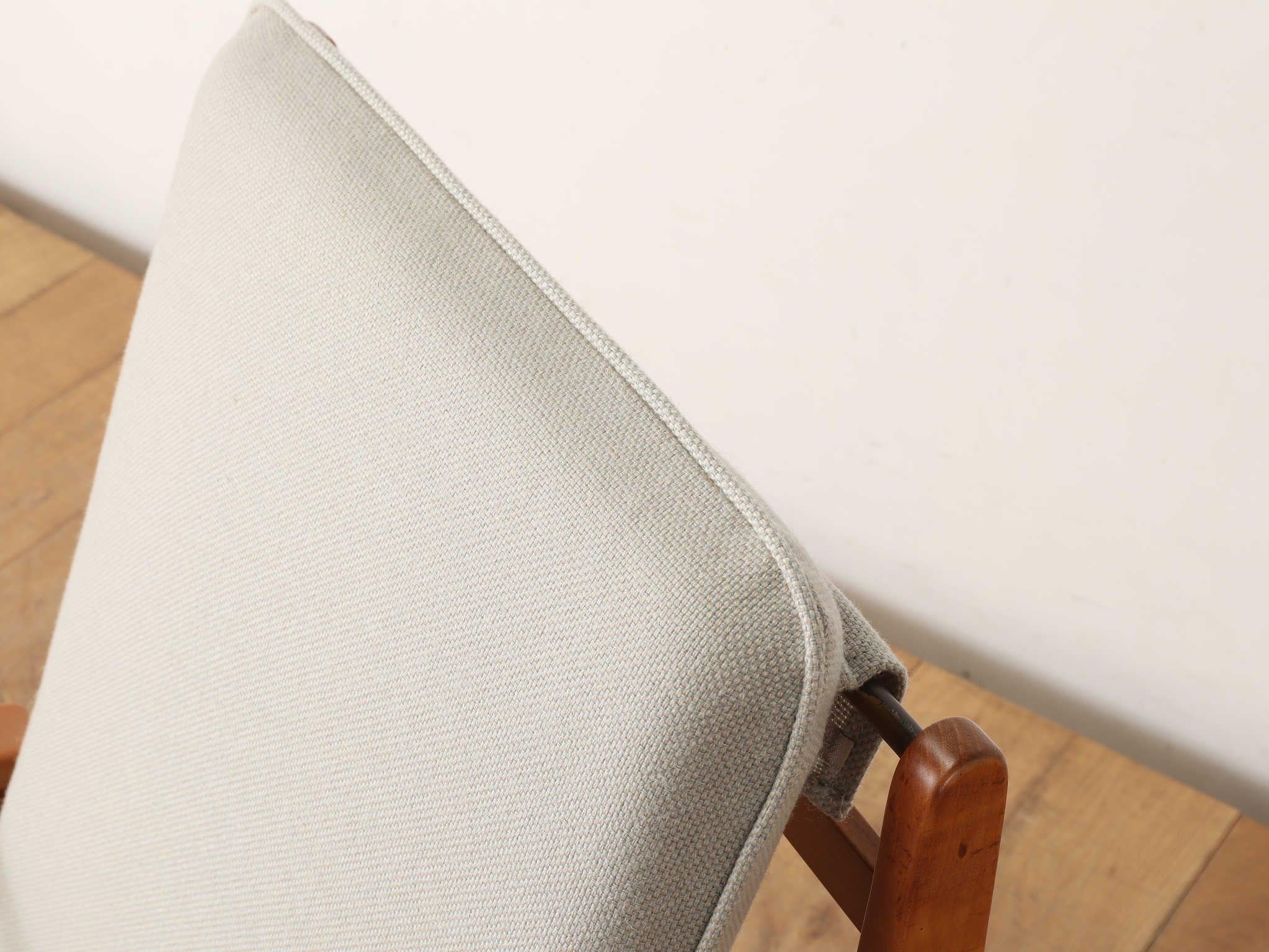 Fabric Mid-Century Rob Parry Style Dutch Lounge Chair