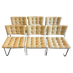Mid Century Robert Haussmann for Stendig RH-304 De Sede Chairs Set of 6