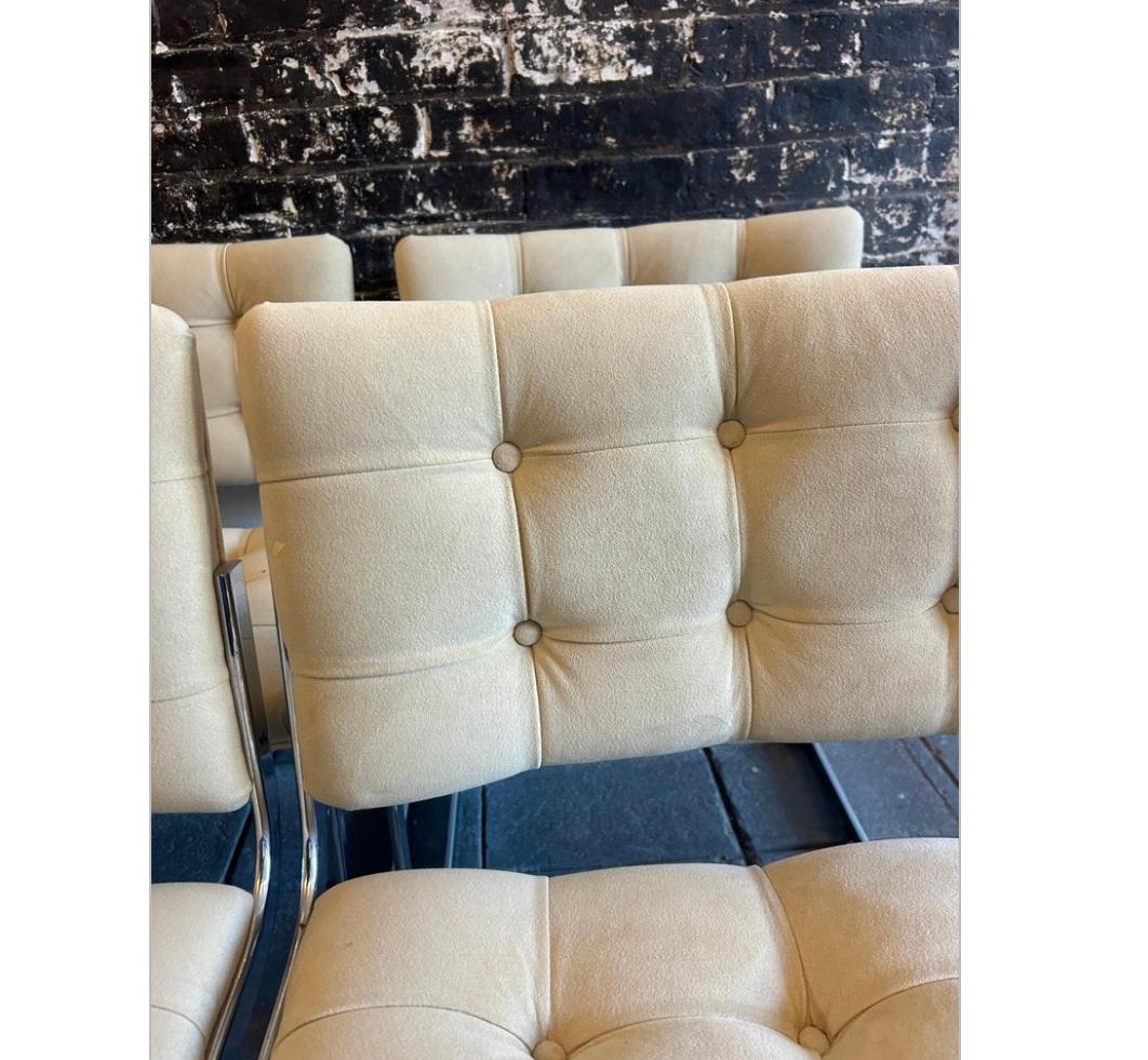 Mid-Century Modern Mid Century Robert Haussmann for Stendig RH-304 De Sede Chairs Set of 8