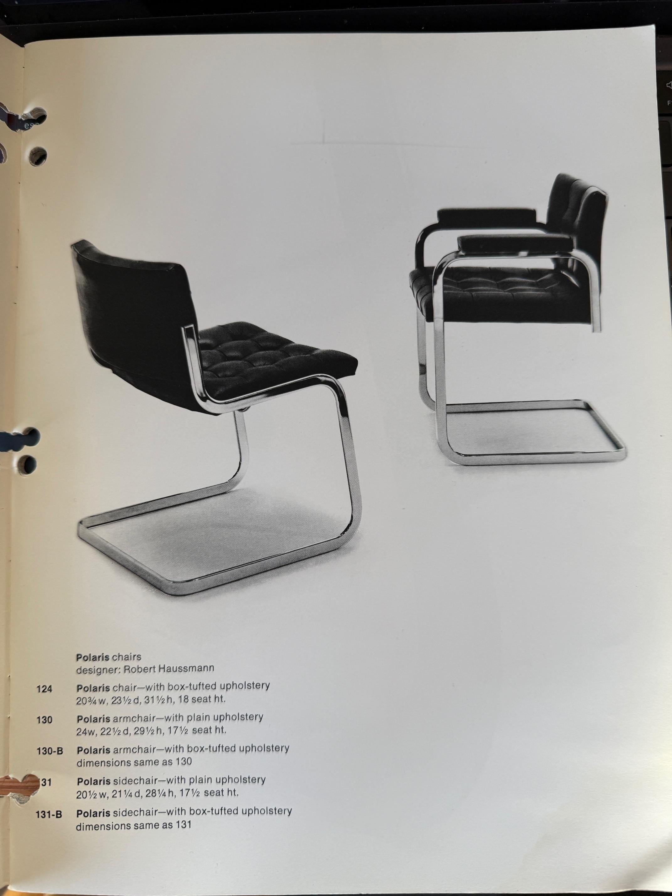Mid Century Robert Haussmann for Stendig RH-304 De Sede Chairs Set of 8 2
