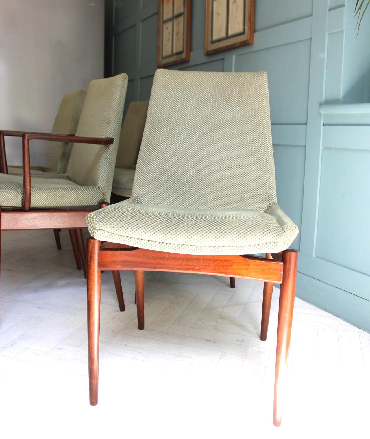 Mid Century Robert Heritage Dining Chairs By Archie Shine For Sale 2