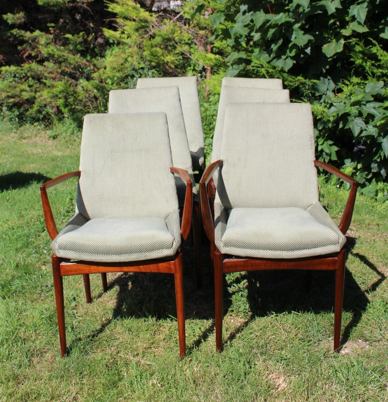Mid Century Robert Heritage Dining Chairs By Archie Shine For Sale 3