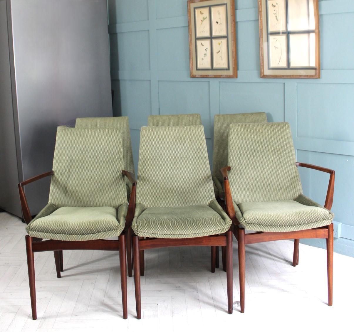 Mid Century Robert Heritage Dining Chairs By Archie Shine For Sale 6