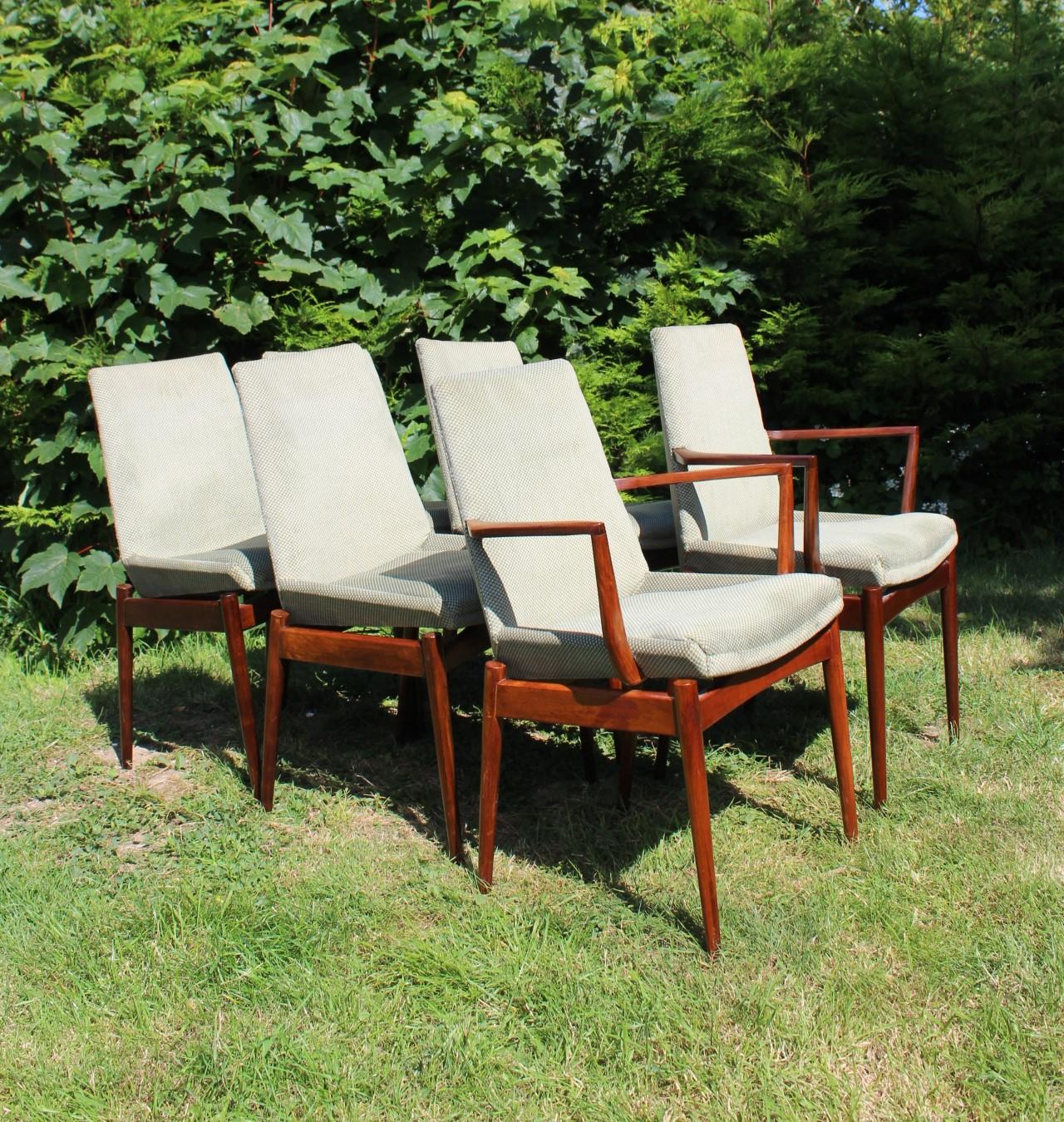 Mid Century Robert Heritage Dining Chairs By Archie Shine For Sale 7