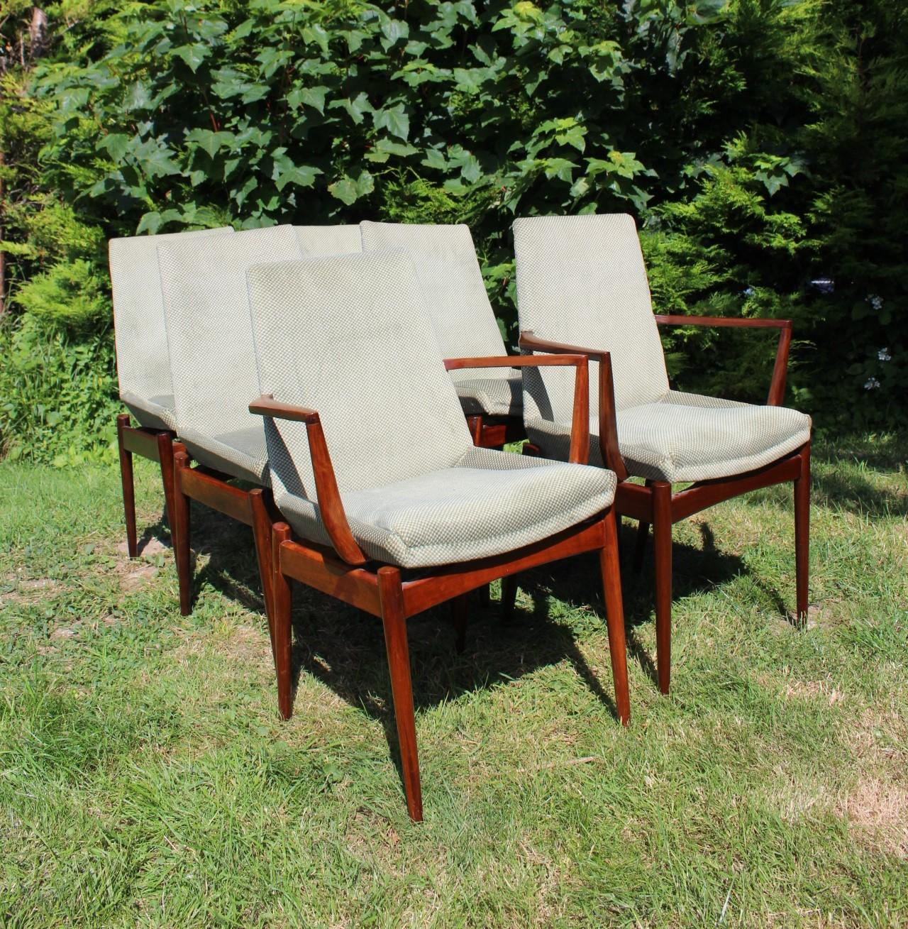 Mid Century Robert Heritage Dining Chairs By Archie Shine For Sale 9