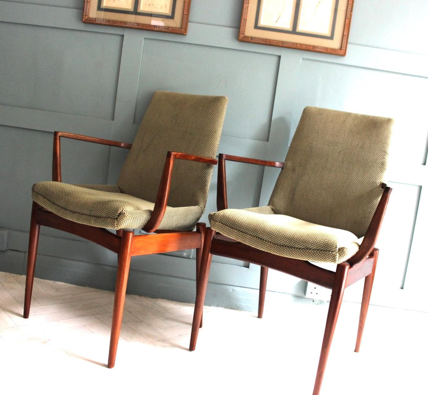 Mid Century Robert Heritage Dining Chairs By Archie Shine For Sale 10