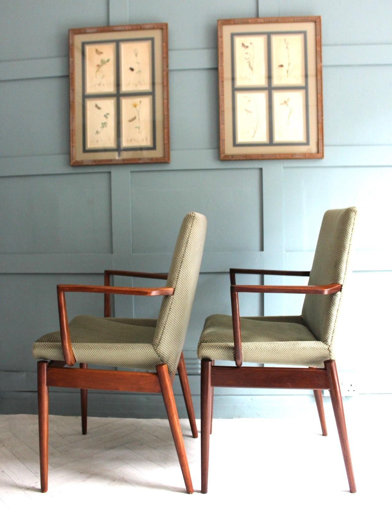 Mid Century Robert Heritage Dining Chairs By Archie Shine For Sale 11