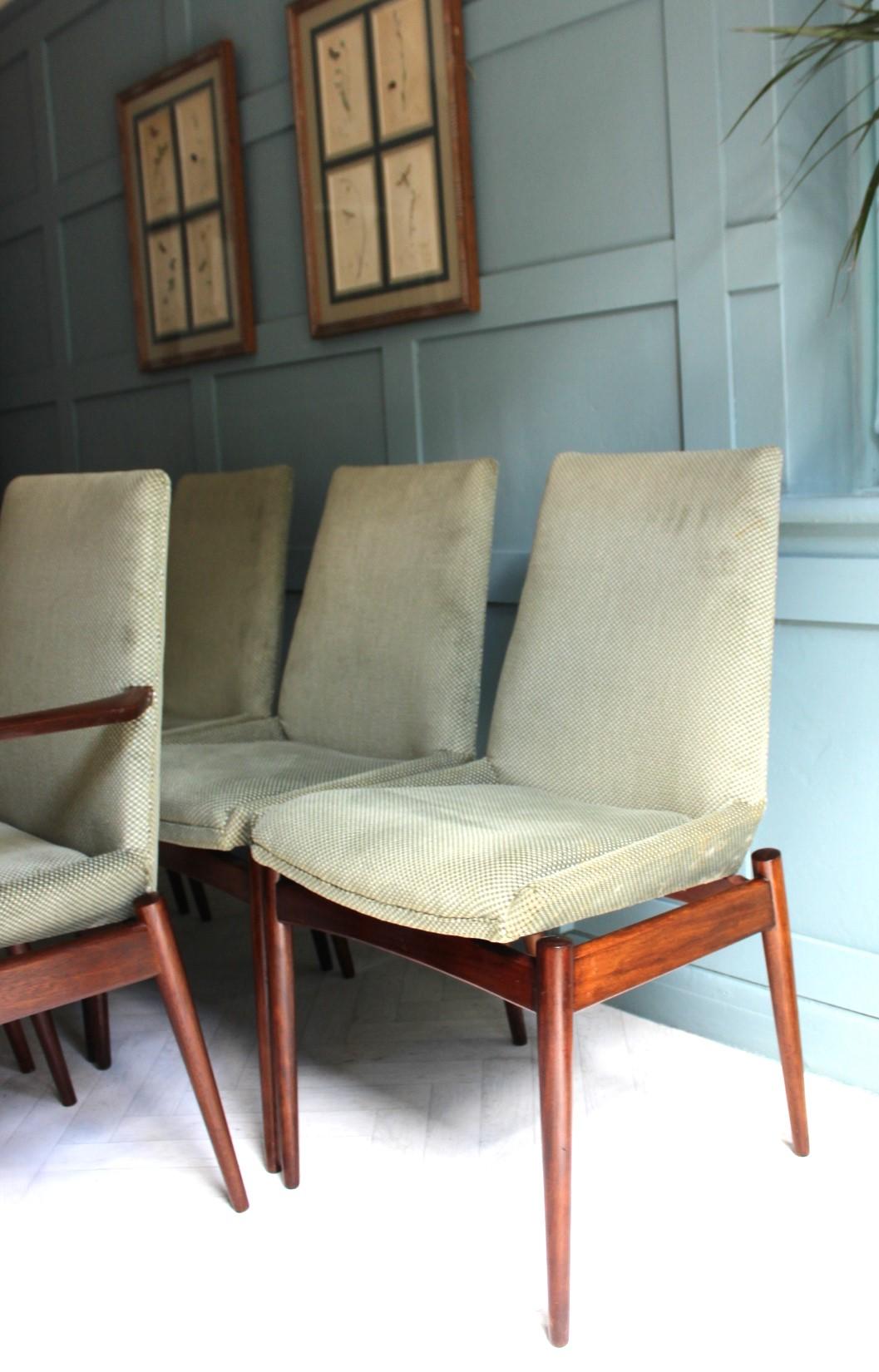 Mid Century Robert Heritage Dining Chairs By Archie Shine For Sale 12