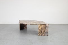 Mid-Century Roche Bobois Attributed Cat’s Eye Quartzite Coffee Table