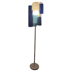 Vintage Mid-Century Roche Bobois Metal Floor Lamp, France 1970s