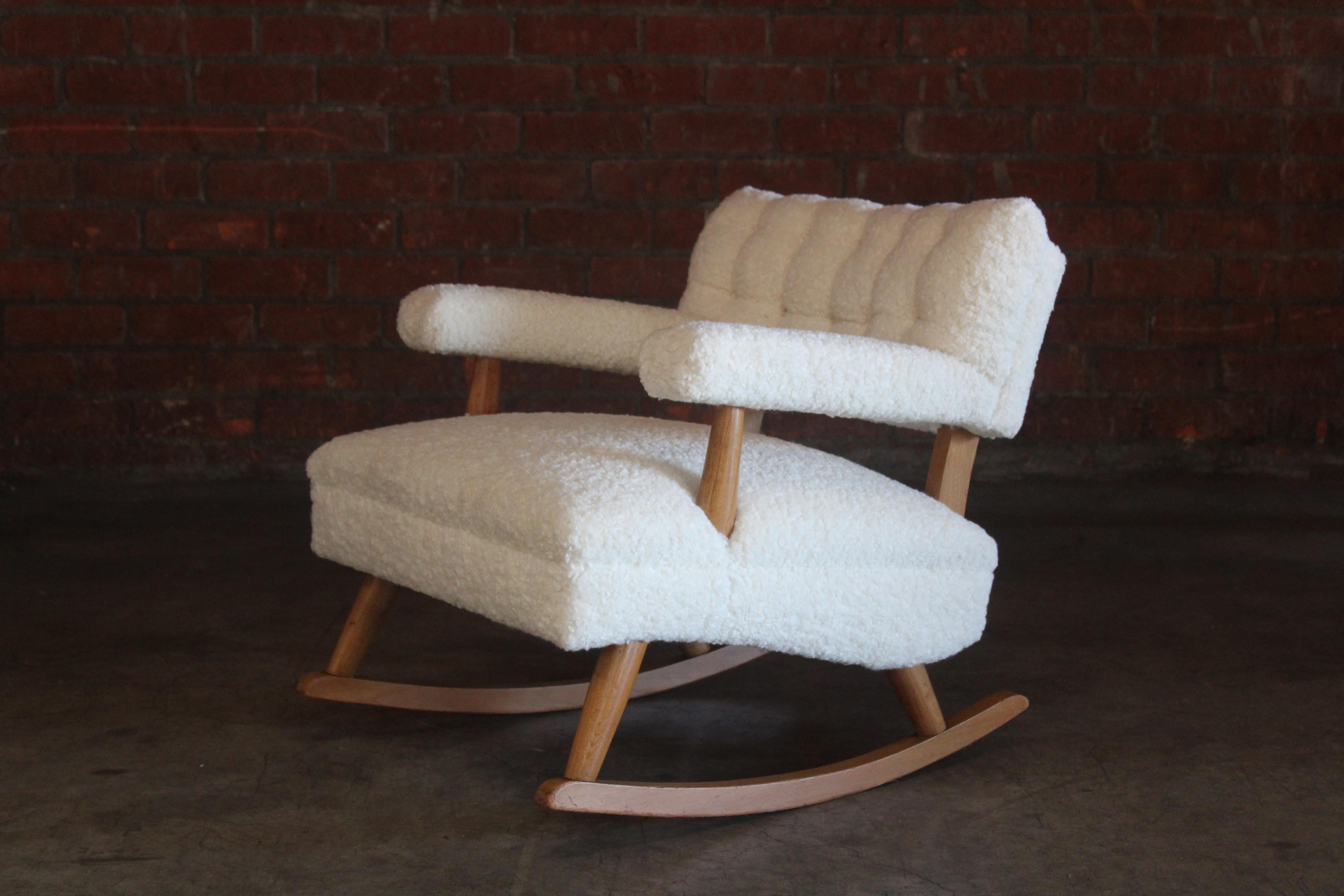 Mid-Century Rocking Chair Attributed to Billy Haines, 1950s 7