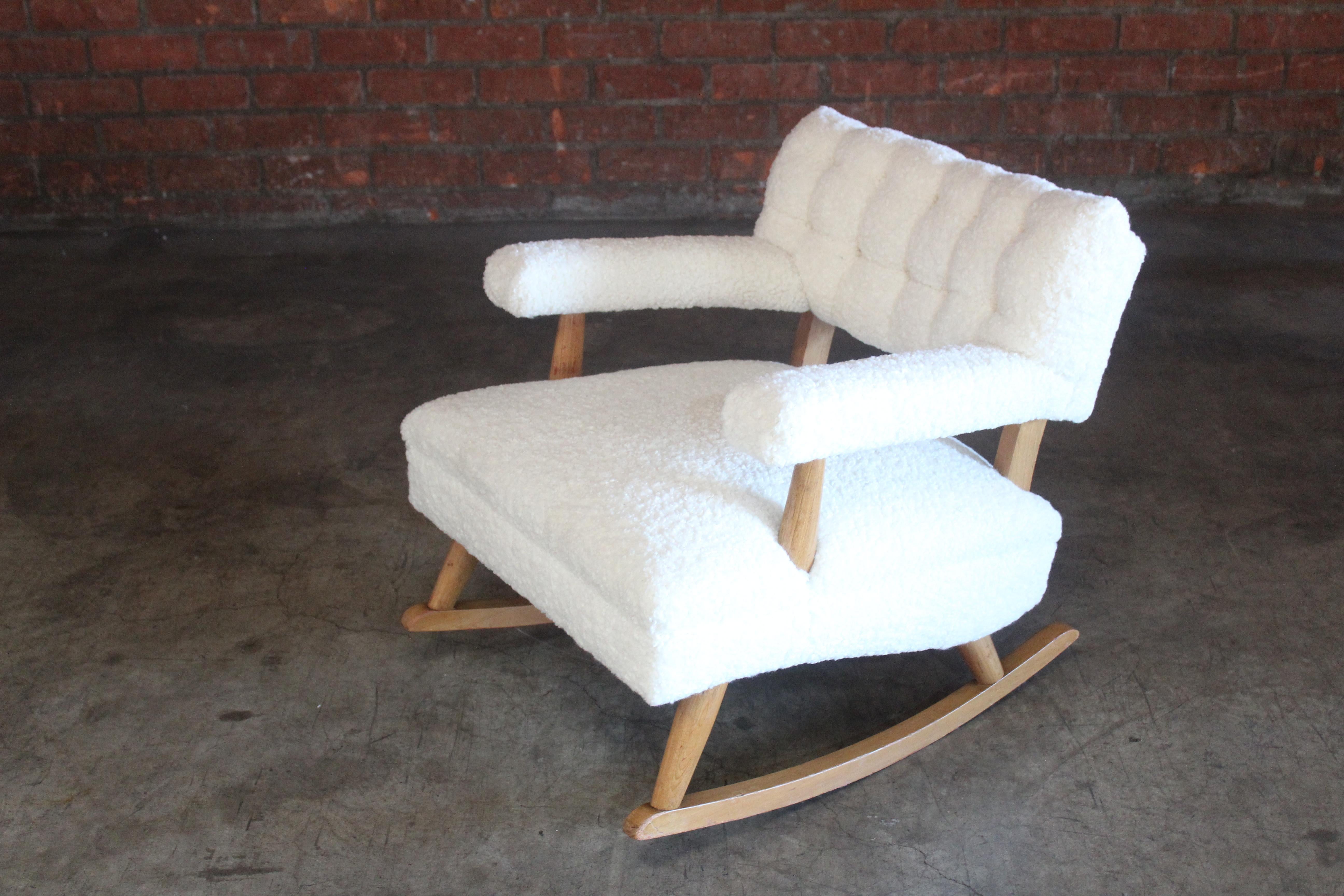 Mid-Century Rocking Chair Attributed to Billy Haines, 1950s 8