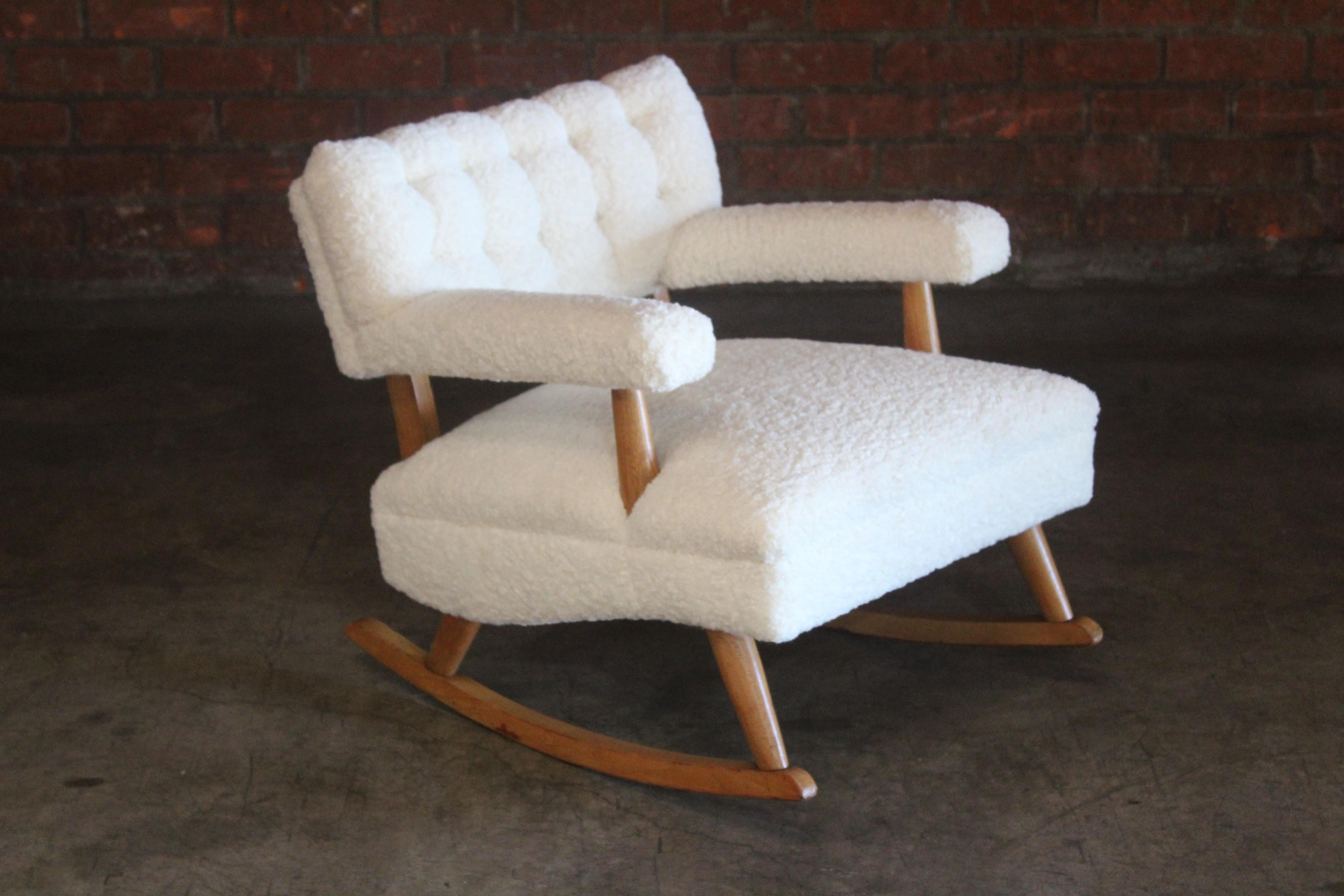 Mid-Century Modern Mid-Century Rocking Chair Attributed to Billy Haines, 1950s