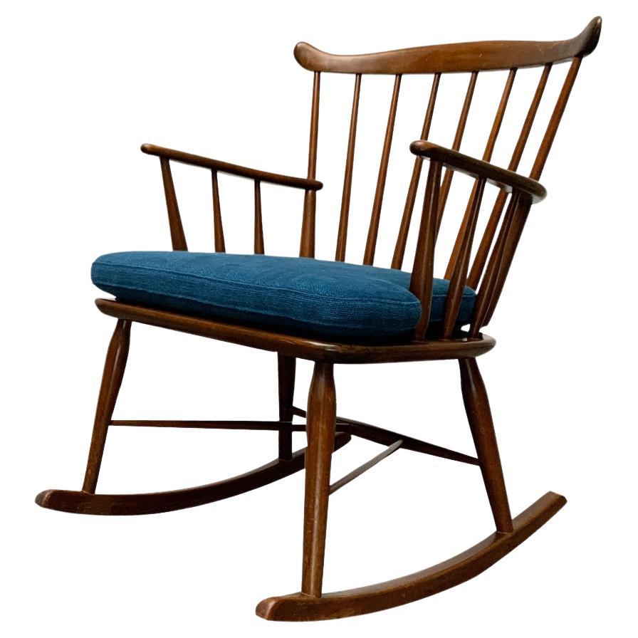 Mid-Century Rocking Chair by Børge Mogensen for FDB Møbler, 1960s