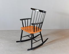 Mid Century Rocking Chair By Ilmari Tapiovaara Circa 1950s