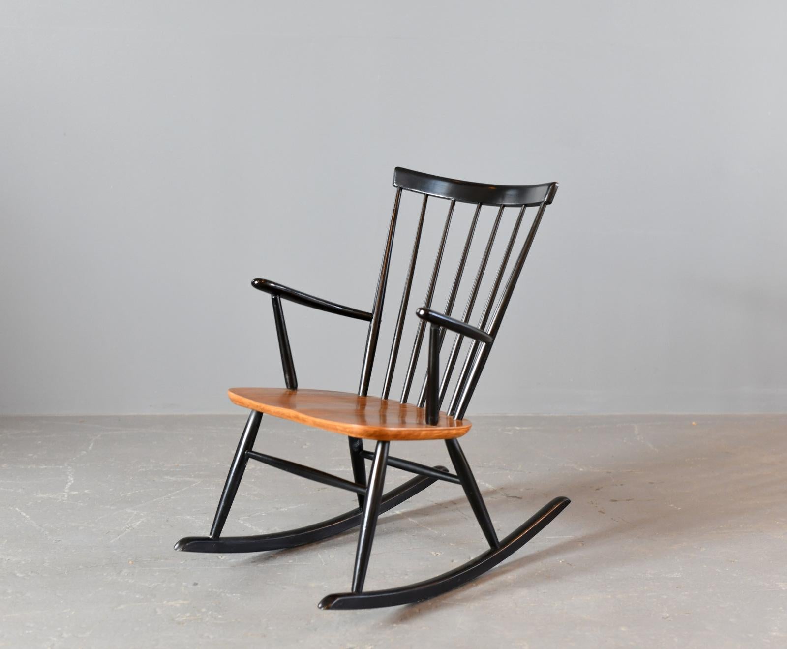Mid Century Rocking Chair By Ilmari Tapiovaara Circa 1950s For Sale at ...