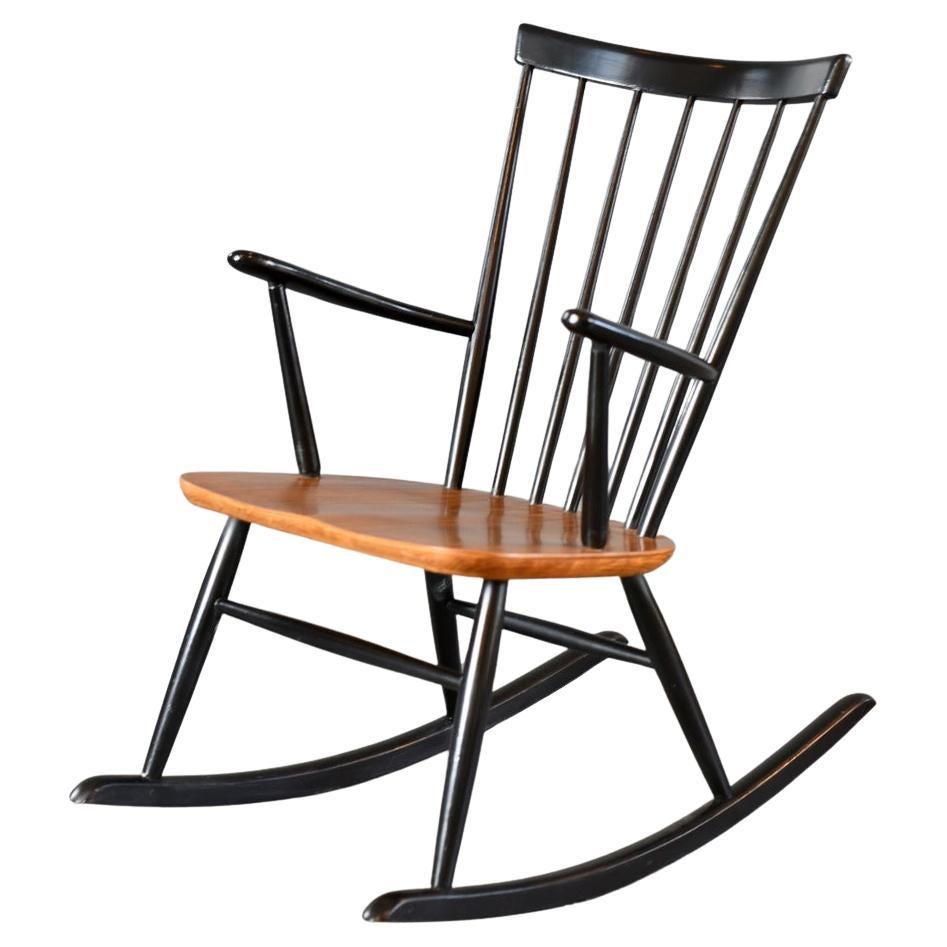 Mid Century Rocking Chair By Ilmari Tapiovaara Circa 1950s