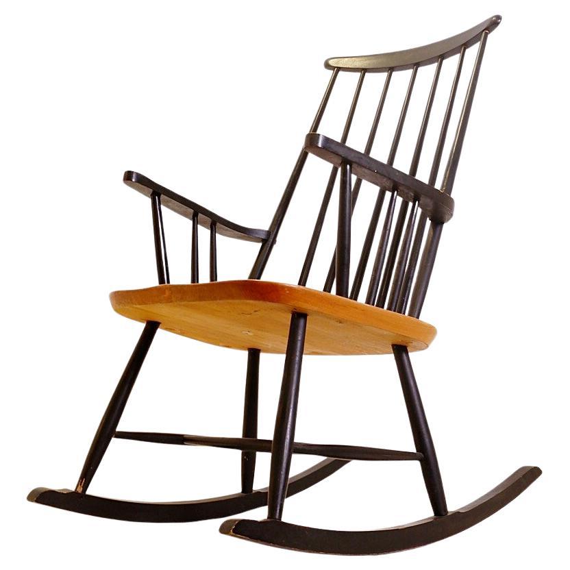 Mid-Century Rocking Chair by Ilmari Tapiovaara for Asko, 1960s