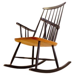Mid-Century Rocking Chair by Ilmari Tapiovaara for Asko, 1960s