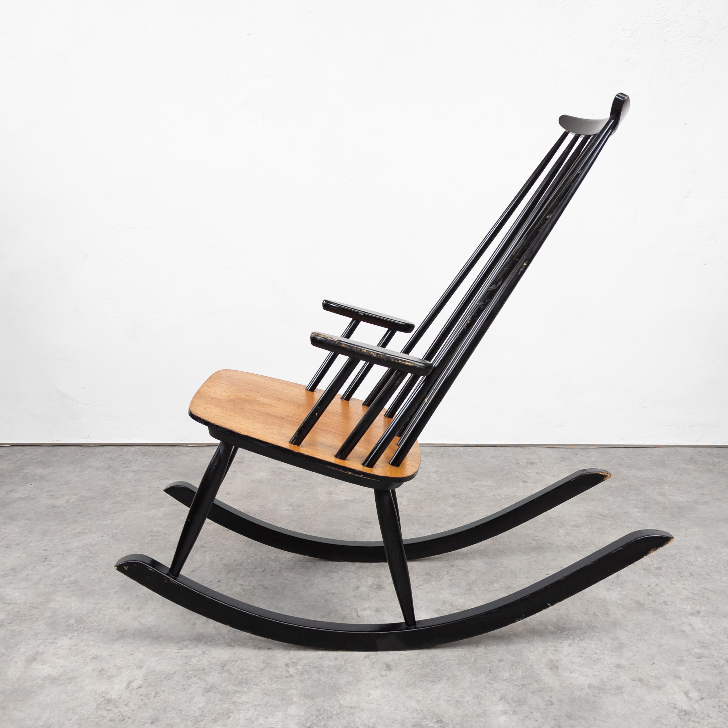 Mid-Century Modern Mid-Century Rocking Chair by Varjosen Puunjalostus for Uusikylä