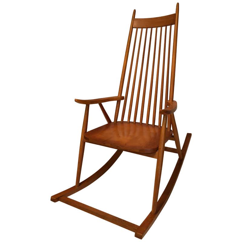 Iconic Midcentury Design Rocking Chair / Expo, 1958 For Sale at 1stDibs