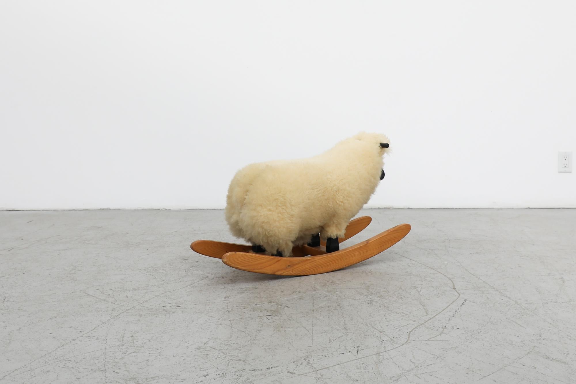 Mid-20th Century Mid-Century Rocking Sheep For Sale