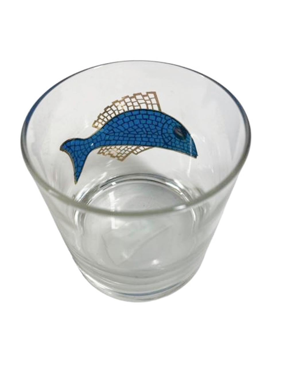 20th Century Mid -Century Rocks Glasses with 