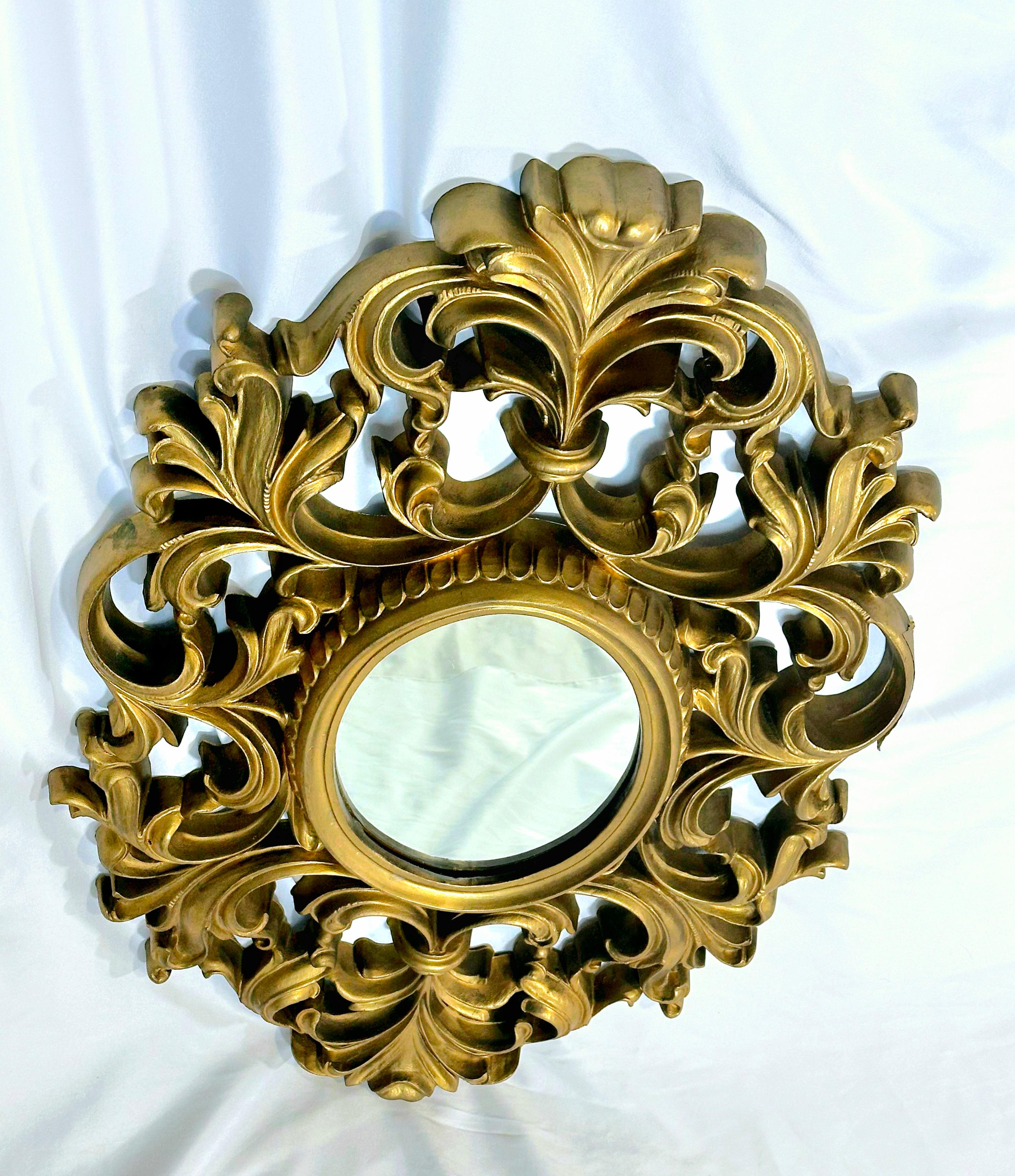 Mid Century Rococo Style Mirror 31