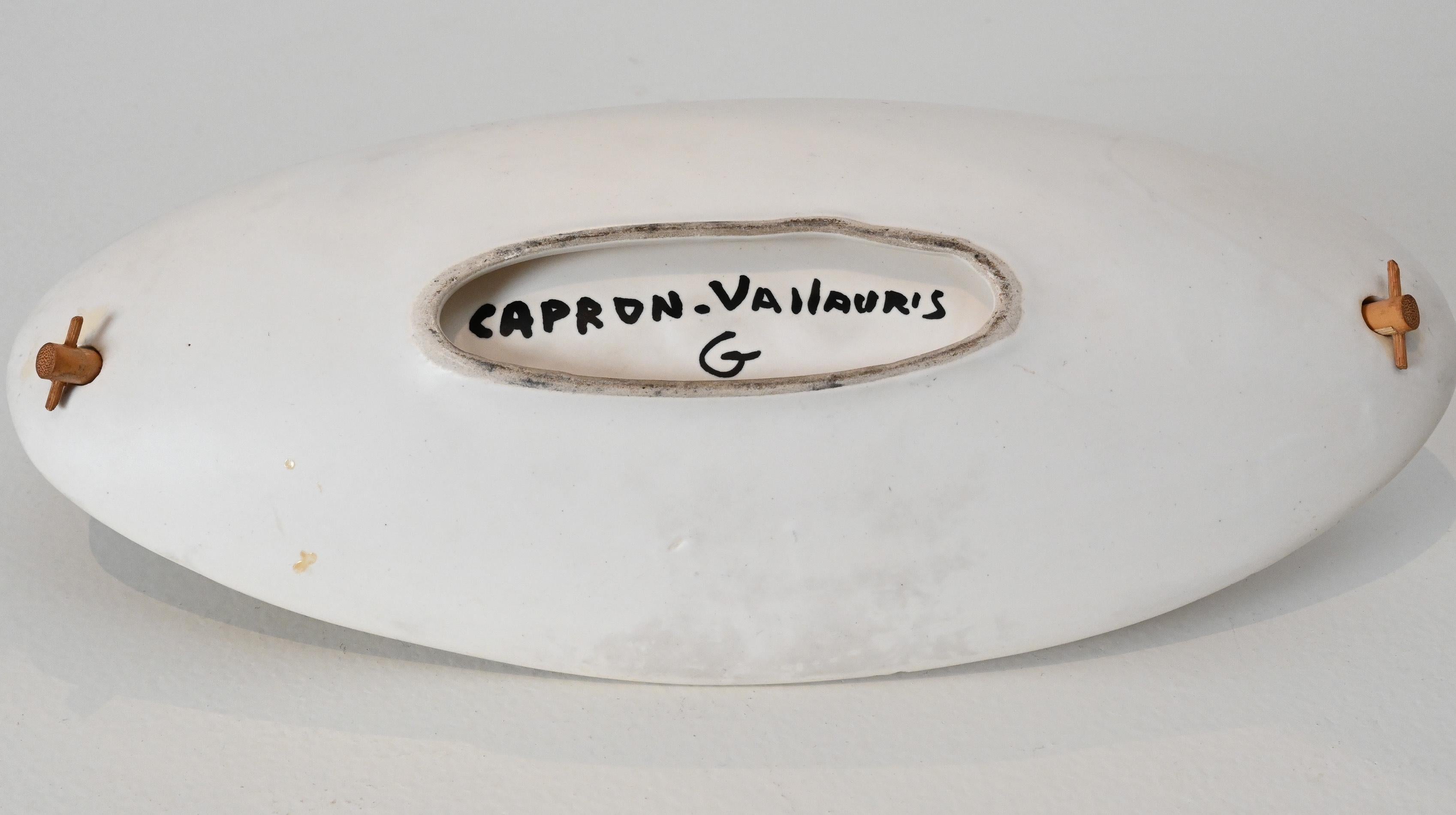 Midcentury Roger Capron Ceramic Vide Poche For Sale 13