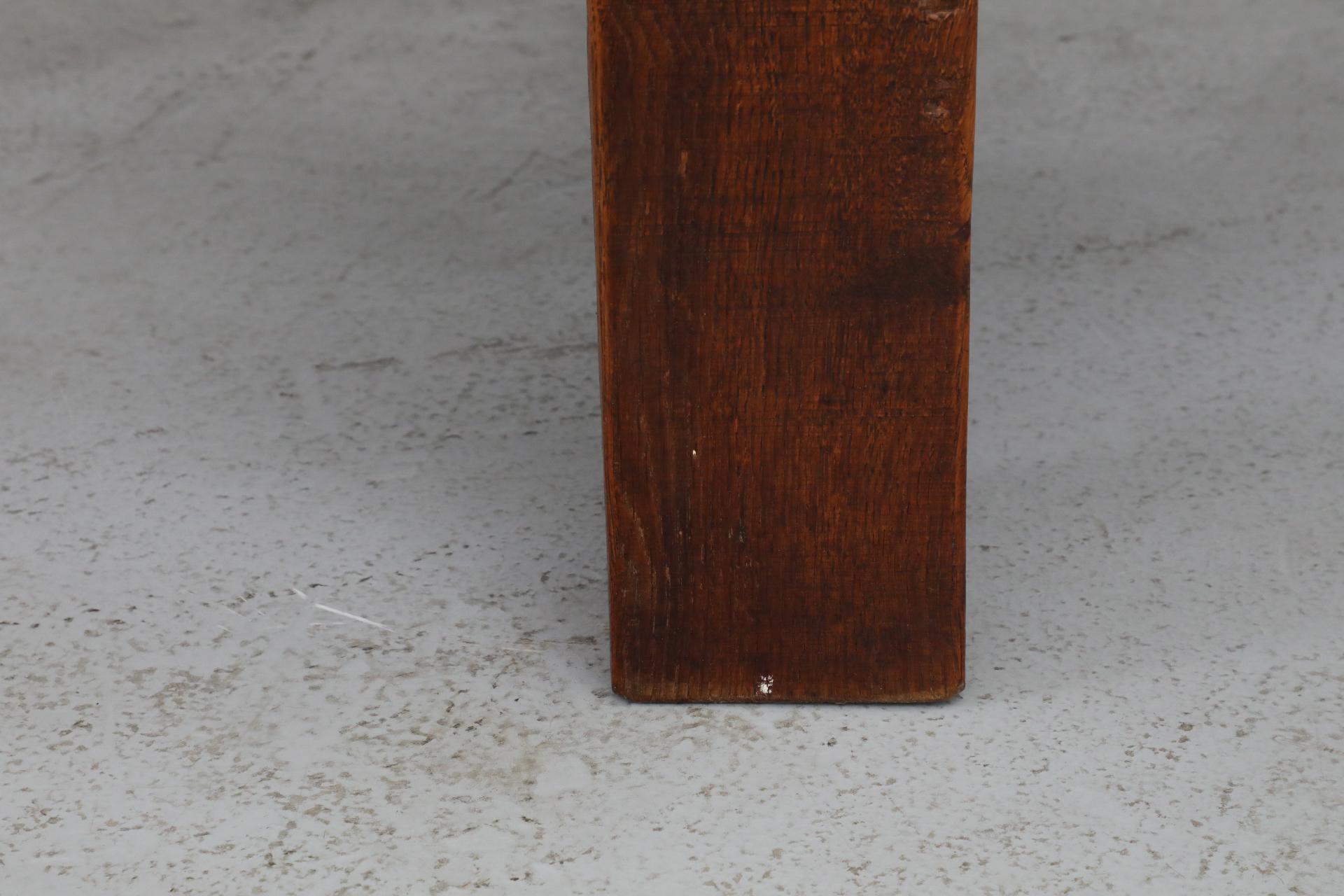 Mid-Century Roger Capron Style Heavy Octagonal Oak and Tile Coffee Table 12