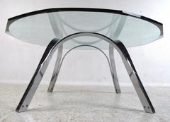 Mid-Century Roger Sprunger Glass Top Cocktail Table