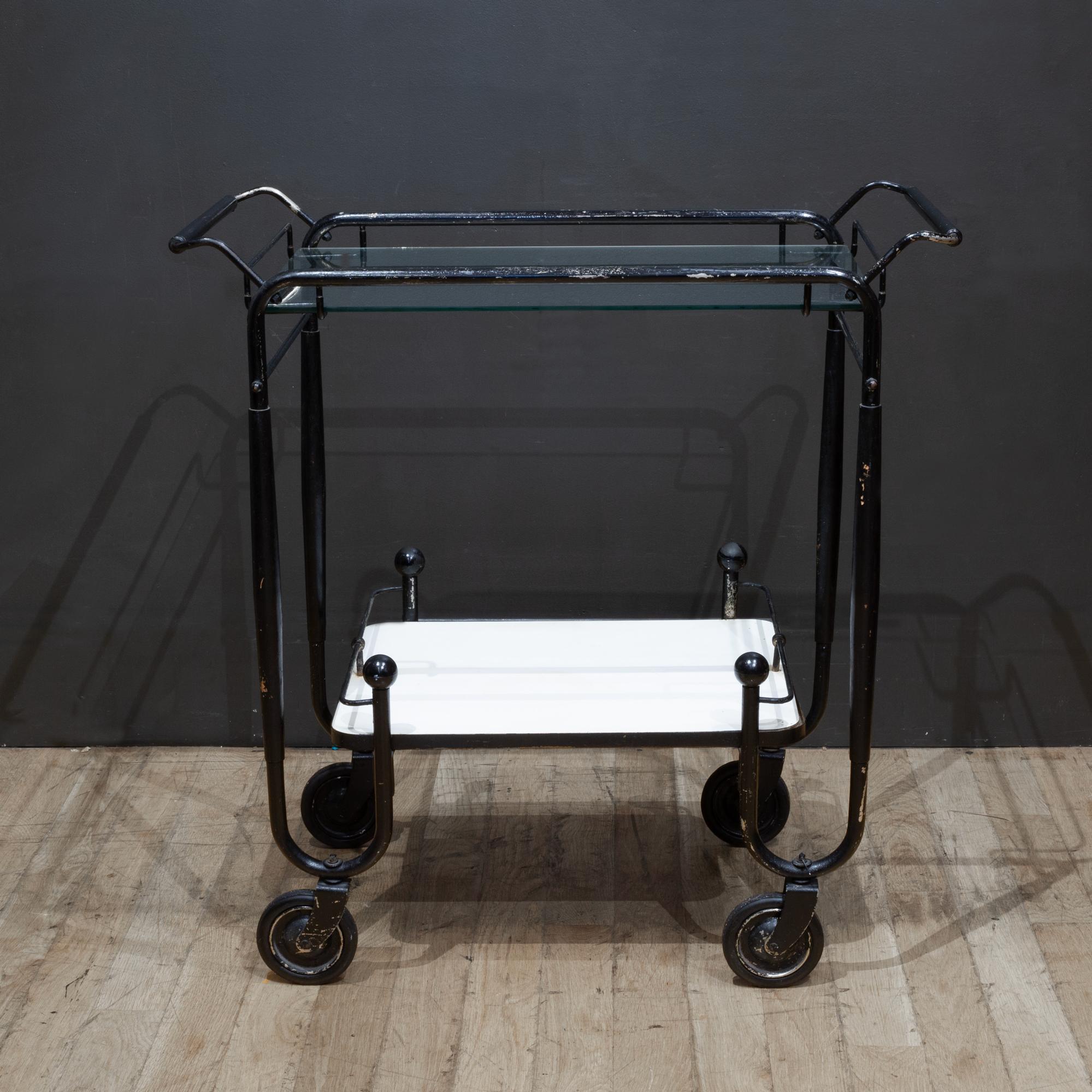 Rollender Barwagen aus der Mitte des Jahrhunderts, um 1950 (Moderne der Mitte des Jahrhunderts) im Angebot